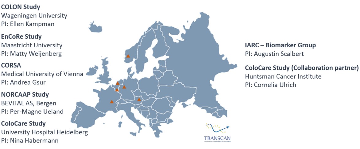 Das MetaboCCC Konsortium, bestehend aus den TRANSCAN Ländern, Niederlande, Deutschland, Österreich und Norwegen